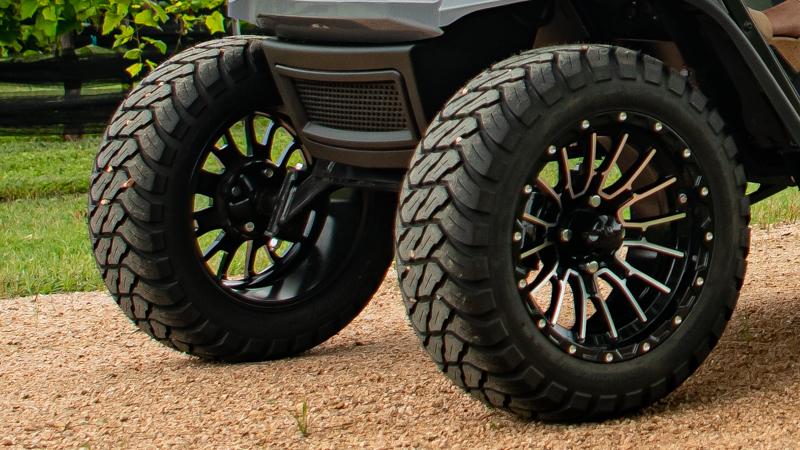 Premium Tire and Wheels Improve Ride Quality on Our Street Legal Golf Carts